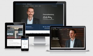 Website f&uuml;r Personalberatung, Hamburg