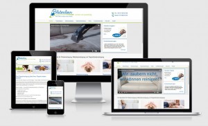Homepage f&uuml;r Polsterreiniger, Hamburg